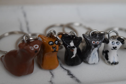 Cat & Dog Keychains